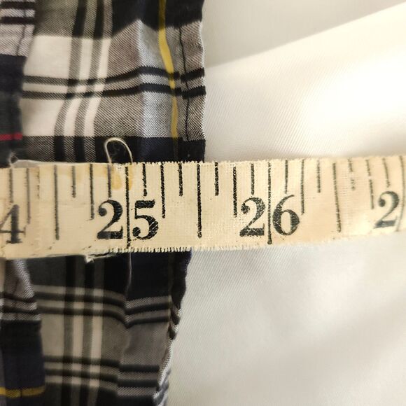 J Crew Womens 2 Gray Plaid Long Sleeve Button Up Down Blouse Shirt - Picture 6 of 6